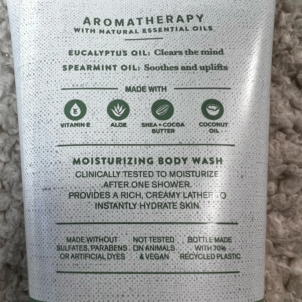 Bath & Body Eucalyptus Spearmint Aromatherapy Body Wash, Creme, Sleep Oil Mist